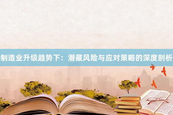 制造业升级趋势下：潜藏风险与应对策略的深度剖析