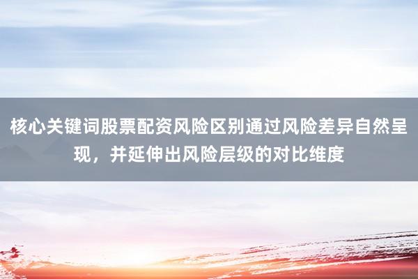 核心关键词股票配资风险区别通过风险差异自然呈现，并延伸出风险层级的对比维度
